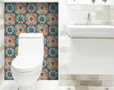 5" X 5" Terra Agra Peel And Stick Removable Tiles