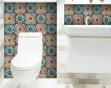 6" X 6" Terra Agra Peel And Stick Removable Tiles
