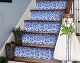 6" X 6" Blue Cloud Peel And Stick Removable Tiles