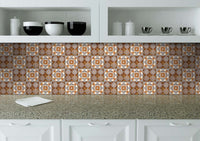 4" X 4" Bella Terra Peel And Stick Removable Tiles