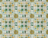 5" X 5" Green Yellow Melo Peel and Stick Tiles
