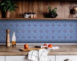 7" X 7" Blue Bali Removable Peel and Stick Tiles