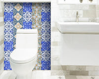 4" X 4" Bella Mix Mosaic Removable Peel And Stick Tiles