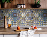4" X 4" Addison Multi Mosaic Peel And Stick Tiles