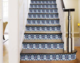 8" X 8" Blue Nelly Removable Peel and Stick Tiles