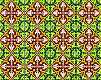 8" X 8" Green Leva Removable Peel and Stick Tiles
