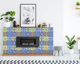 7" X 7" Lima Multi Mosaic Peel and Stick Tiles