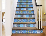 4" X 4" Greta Multi Mosaic Peel And Stick Tiles