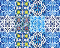 6" X 6" Greta Multi Mosaic Peel and Stick Tiles