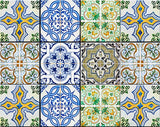 7" X 7" Cana Multi Mosaic Peel and Stick Tiles