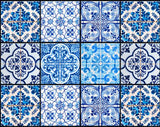 5" X 5" Azul Gianna Peel and Stick Tiles