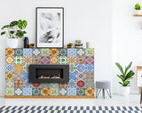 8" X 8" Josephina Mutli Mosaic Peel and Stick Tiles