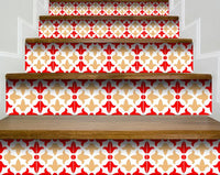4" X 4" Roja Hola Removable Peel And Stick Tiles