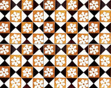 5" x 5" Mini Snowflakes and Squares Peel and Stick Removable Tiles