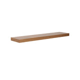 43" Walnut Brown Wooden Floating Shelf