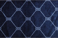 2' x 6' Navy Nautical Knots Washable Runner Rug