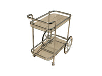 Modern Rolling Bar Cart Serving Trolley