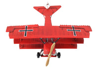 c1916 Red Baron Fokker Triplane Model Sculpture