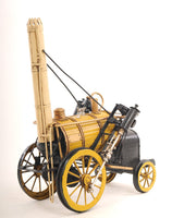 c1829 Yellow Rocket Steam Engine Model Sculpture