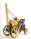 c1829 Yellow Rocket Steam Engine Model Sculpture