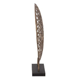 Bronze and Black Abstract Coral Sculpture