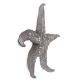 19' Silver Pewter Textured Starfish Wall Art