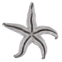 19' Silver Pewter Textured Starfish Wall Art