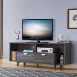 Modern Distressed Grey TV Cabinet