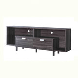 Modern Distressed Grey TV Cabinet