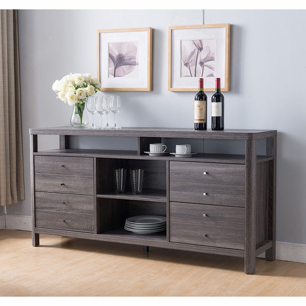 Gorgeous Weathered Grey Buffet or TV Stand