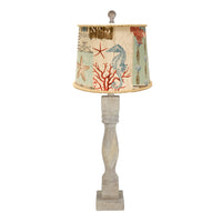Rustic Natural Tropical Beauty of the Sea Table Lamp