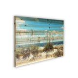36" Ocean Sand Dunes Wood Plank Wall Art
