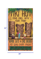 Wood Tiki Bar Wall Décor