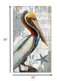Colorful Pelican Wall Décor