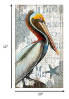 Colorful Pelican XL Wall Décor