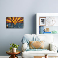 Distressed Arizona Flag Wall Décor