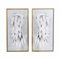 Innocent Angel Wings Framed Canvas Wall Art