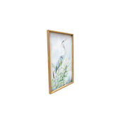 Stunning Heron Wooden Framed Canvas Wall Art