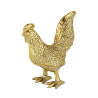 Rustic Golden Cast Iron Rooster