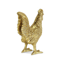 Rustic Golden Cast Iron Rooster