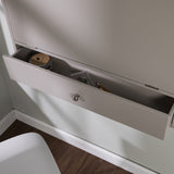 Gray Wall Mount Folding Desk