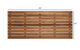 32" Grand Resort Teak Shower Bath Mat