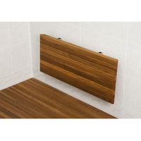 24" Grand Resort Wall Mount Teak Shower Bench