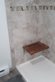 18" Grand Resort Wall Mount Slat Teak Shower Bench