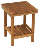 16" Grand Resort Teak Compact Shower Stool