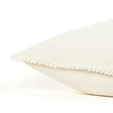 Ivory Natural and Green Contemporary Christmas Tree Throw Pillow