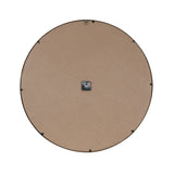 Minimalist White and Gold Wall Clock
