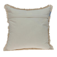 Boho Garland Beige and Dark Brown Decorative Accent Pillow