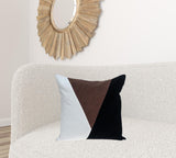 Multicolor Brown Highlight Soft Touch Throw Pillow