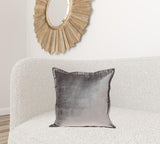Premier 20" Soft Touch Taupe Solid Color Accent Pillow